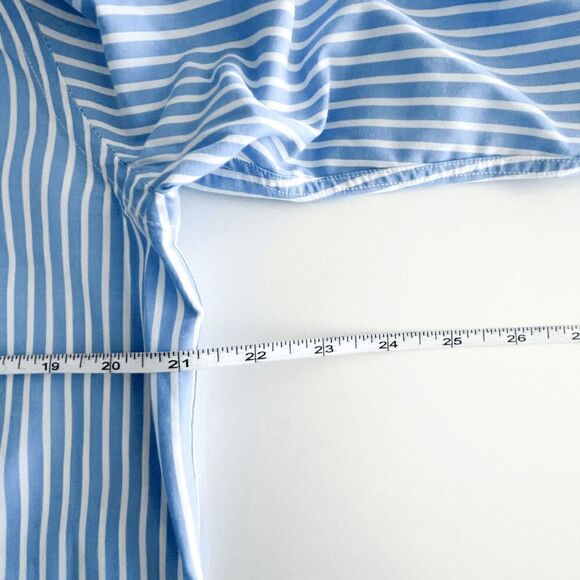 Tommy Hilfiger Mens Oxford Shirt 1985 Stripes Regular Fit Long Sleeve Blue Small - Picture 6 of 8